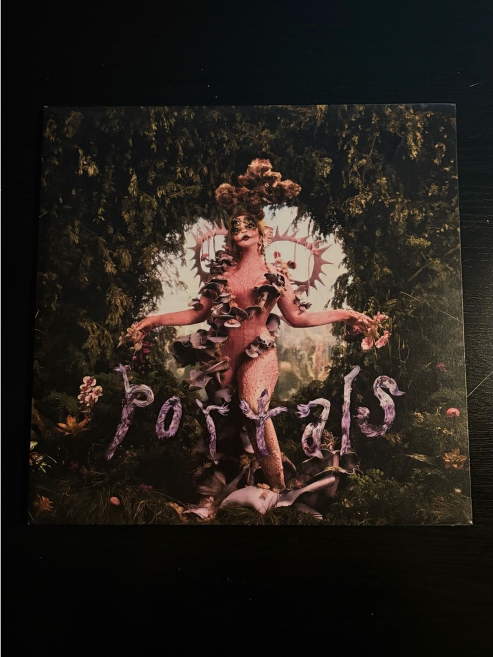 Melanie Martinez Portals Album Record Vinyl Limited edition pink and black swirl